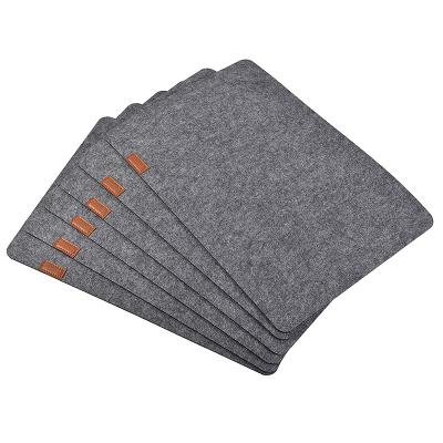 China Amazon Hot Selling Felt Place Mats - Spot Heat Resistant Washable Place Mat Felt 44*32cm for sale