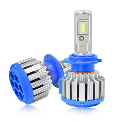 China Factory Cheap Car LED Bulbs Super Bright Car LED Headlight Kit With Fan T1 LED HEADLIGHT Universal for sale