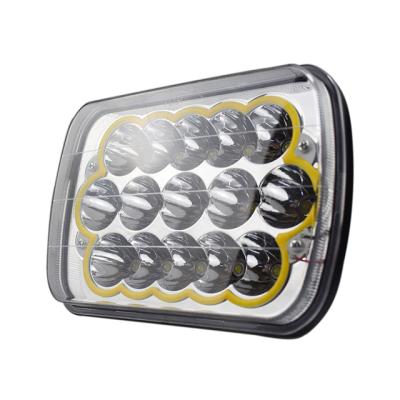 China Amazon New Sealed Beam LED Headlight Angel Eyes 7 INCH WORK LIGHT Universal LED Headlight High Power for sale