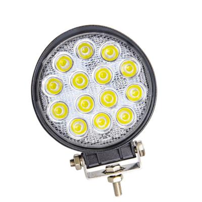 China Factory Outlet Hot Selling Round LED Work Light 42W 48 50 53MM 14Beads 12V 24V 8000lm 6000k High Brightness Energy Wholesale WORK LIGHT for sale