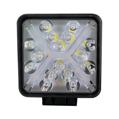 China 48W LED work 4inch light car 20-42MM led aluminum led turn signal bulb white and super yellow DC12V Truck Tractor Offroad Light WORK LIGHT for sale