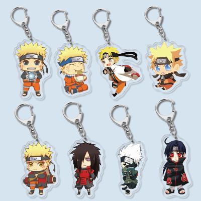 China Carry Wholesale Anime Gift Pendant Hokage Kakashi Acrylic Key Chain for sale