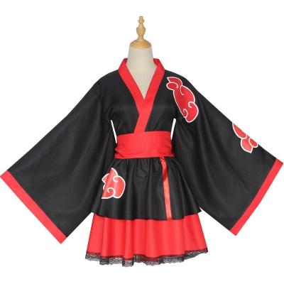 China Shippuden cos Akatsuki Hyuga Kakashi Uzumaki cos polyester kimono costume for sale