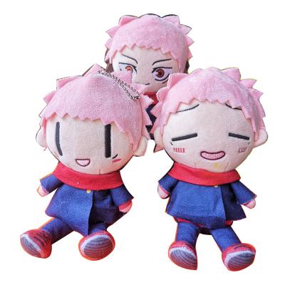 China Peripheral Doll Ornament Doll Jujutsu Kaisen Five Tiger Sticks Youren Plush Stuffed Anime Toy for sale