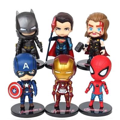 China Hot Anime Toys 3d Superhero Characters Action Number 6 Handmade Cut Out Cute Sets for sale