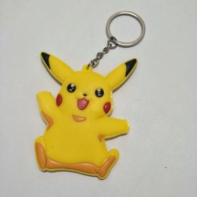 China Key PVC Cartoon Figure Pokkemon Key Chain PCV Pendant Promotional Gifts for sale