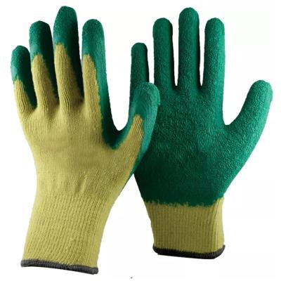 China Hot Selling Breathable Latex Coated Work Gloves Protect Hand Safety Latex Coated Industrial Gloves for sale