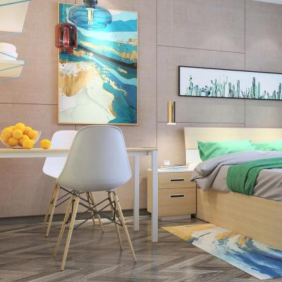 China Modern PANEL Bedroom Furniture Hotel Apartment Furniture for sale