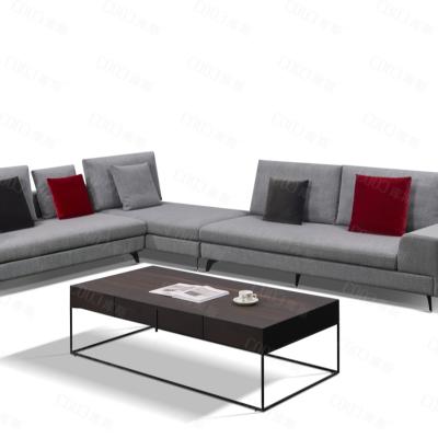 China Slipcovered Home Furniture Living Room Sofa Stainless Steel Morden Sofa Set 9603 for sale