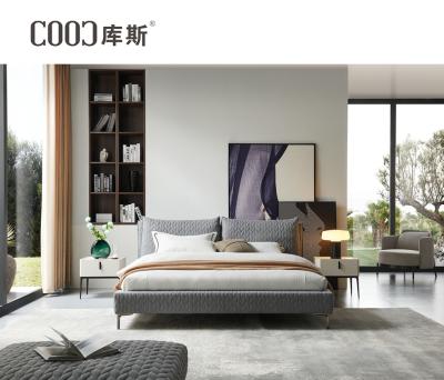 China Luxury Designs Storage Fabric Commercial Wholesale Hotel Apartment Bed Room Furniture Double Bedroom Tatami Bed King Size Bed Set Modern Bedroom Furniture Set To to sell for sale