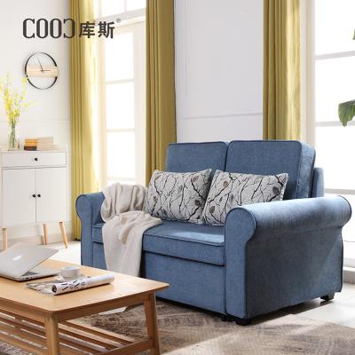 China Folding Fabric Furniture Living Room Sofa Bed Style Functional Sofas Bed Sofa Cum Bed Two Seat European Sofas Handrail for sale