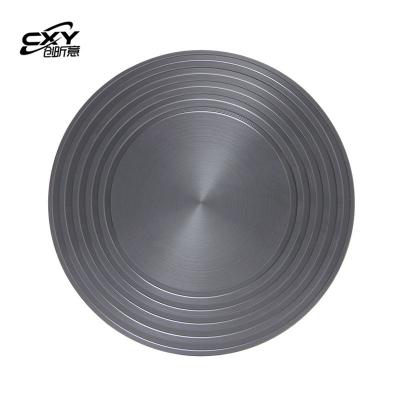 China Viable Conduction Aluminum Quick Fast Thermal Dish Anti-Scalding Multifunctional Round Induction Cooker Heat Conduction Dish for sale