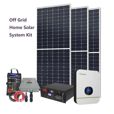 China VAST SUN LifePO4 Energy Storage Hybrid Remote Control 5KWH 10KWH 3KW 5KW 10KW Off Grid Home Solar System Kit Set for sale