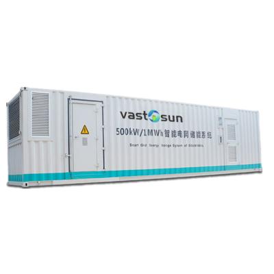 China VAST SUN Commercial Hybrid High Voltage 100KW 200kw 500KW 1mw 3 Phase Commercial Solar Storage System Feed Back Container Solution for sale