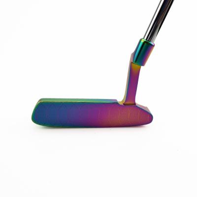 China 431SS Steel Colorful Unisex Plating Golf Putter For Right Hand for sale