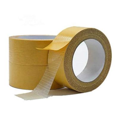 中国 Waterproof Double Sided Self Adhesive Fiberglass Mesh Tape , Heat Carbonized Masking Tapestrong Double Sided Carbon Ceramic Fiberglass Tape 販売のため