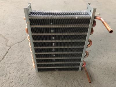 China Mini congelador intercambiador de calor con aletas tubo de placa galvanizada en venta