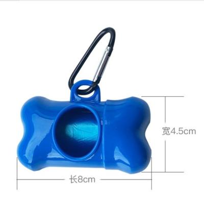 China Sustainable Wholesale Custom Amazon Logo Biodegradable Bone Plastic Dog Poop Bags Waste Bags Holder Dispenser (PD1-11) for sale