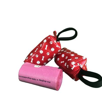 China Customized Viable Waterproof Logo Cloth Pet Cleaning Poop Bag And Outdoor Dog Grooming Products Waterproof Holder (D17) for sale