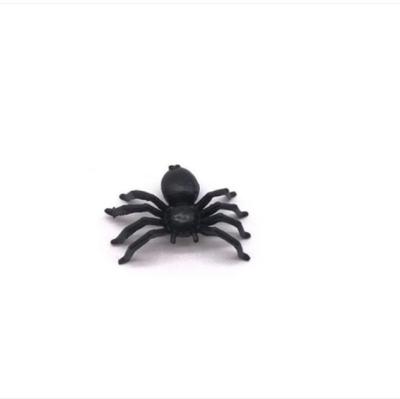 China Helloween Hot Sales Halloween Props Realistic Simulation Toy Plastic Halloween Spider Mini Cobweb Spider S27 Many Sizes for sale