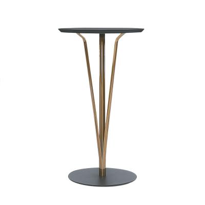 China Contemporary Gold High Top Cocktail Tables for sale