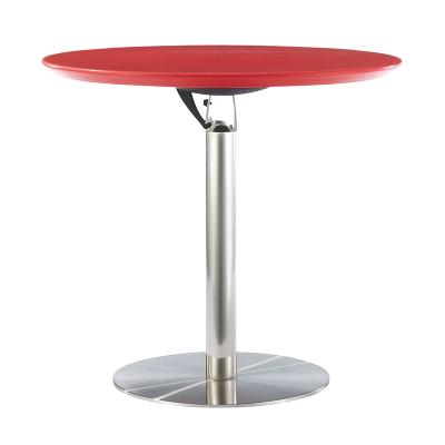 China 80CM ABS Plastic Top Round Collapsible Cafe Table Collapsible for sale