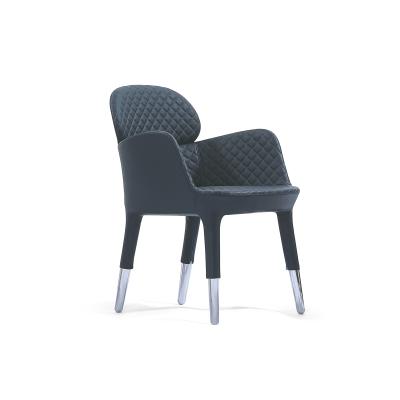 China Luxury Modern Leather Dining Chair for sale