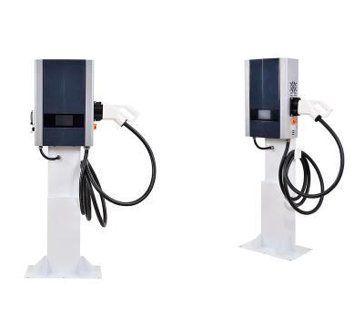 China Pedestal Stand Wallbox 30KW 50amp Type2 Model4 3 phase OCPP DC EV Charger Station Wall Box Wifi NS-DCW30 for sale