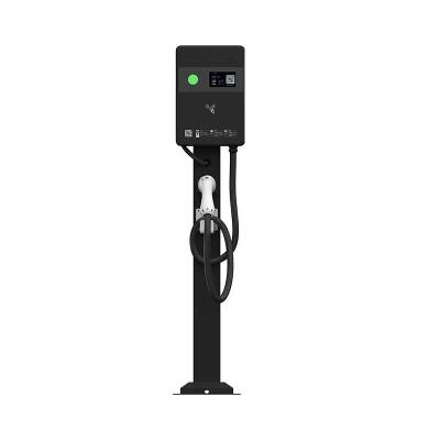 China Wallbox OCPP 22KW Type2 CE Pedestal 32amp RFID AC Ev Car Floor Charging Station With Wifi NS-ACW7 for sale