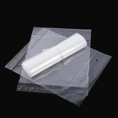 China High quality transparent pe bags of custom BIODEGRADABLE resealable self adhesive pe bags for clothing packaging for sale