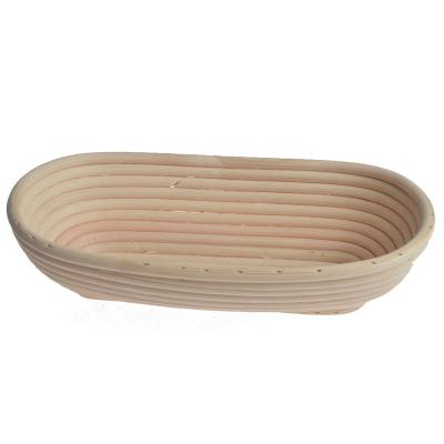 China Sustainable Banneton Oval Bread Proofing Basket Set Bakery Baking Tools for sale