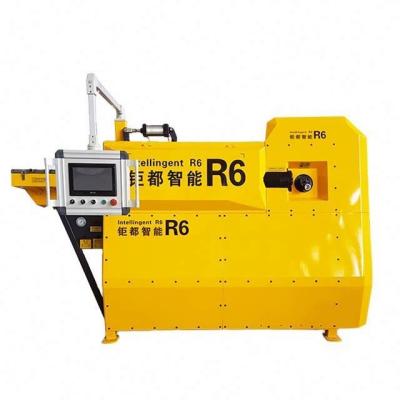 China Building Material Stores Hot Sale R6 Reinforced Automatic Steel Bar Bending Machine for sale