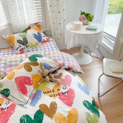 China Anti Static Custom Kids Bedding Set 4 Piece 100% Cotton Bedding Set for sale