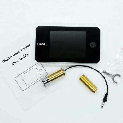 China Wide Angle Brass Material Digital Door Viewer With Reliable Quality 3.5 Inch for sale