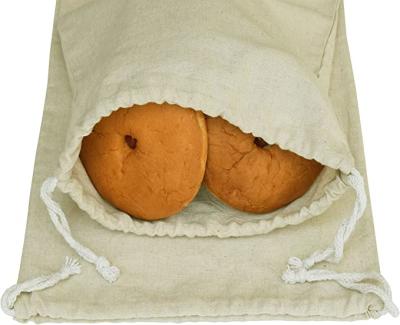 Κίνα Eco-Friendly Reusable Bread Bag Natural Eco Friendly Unbleached Canvas Small Bread Bags For Grocery προς πώληση