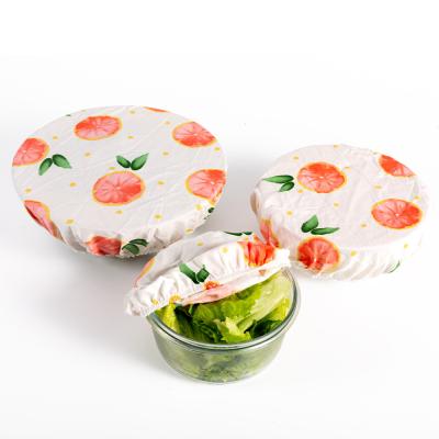 Chine Eco-Friendly Washable Cotton Cloth Food Storage Dish Cover Printing Cloth Bowl Cover à vendre