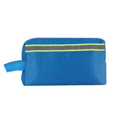 China Fashion Sandwich Mesh Promotional Cheap Toiletry Bag Portable Organizer Men Toiletry Bag en venta