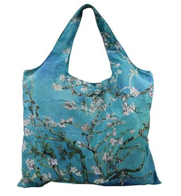 China Full Print Waterproof Eco - Friendly Reusable Collection Print Grocery Bags Foldable Tote Bags en venta