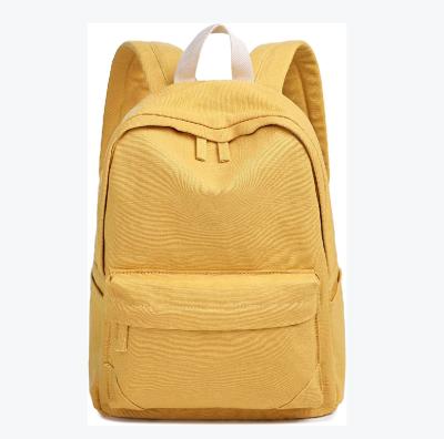 Chine Custom Anti-theft Yellow Kids Backpack School Bag Laptop Bag Weekender Backpack Canvas Backpack Men Women à vendre