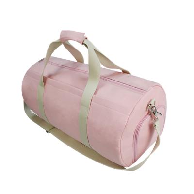 China Sports Shoulder Duffel Bag Wholesale Women Duffel Bag Custom Pink Duffel Bag With Shoe Compartment en venta