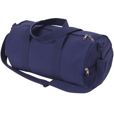 China Custom Cheap Fashion Navy Blue Mens Sports Duffle Bag Travel Duffle Bag Canvas Weekender Bag for sale