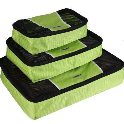 China Fashion 3pcs Set Luggage Organizer Travel Packing Cubes Kits For Men / Women en venta