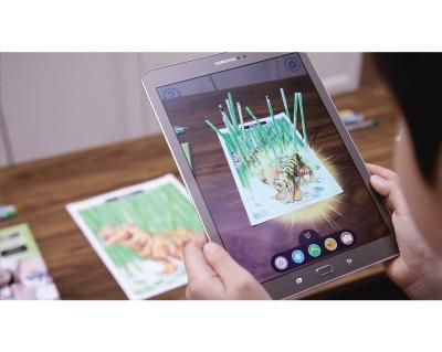 China New Cotton Educational Interactive Fantasy Augmented Reality (AR) Book For Children for sale