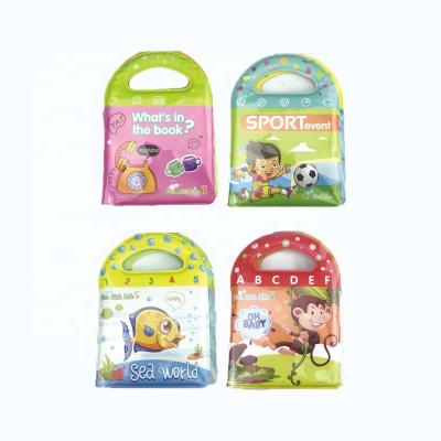 China paper & Waterproof Cardboard Bath Cloth Book EVA Bath Book Bath Toys Early Education Toys For Babies for sale