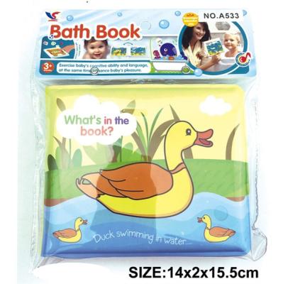 China paper & Cardboard Waterproof Child Early Study Cloth Books with BB Device Infant Baby Bath Toys Toy Zoo Marine Number Cloth Early Educational Book for sale