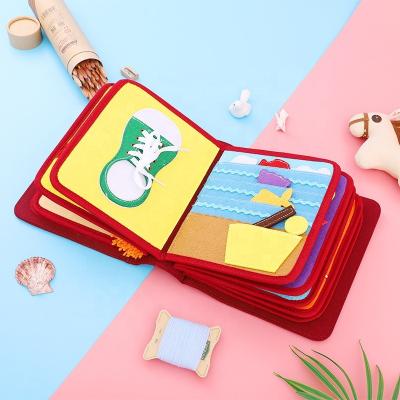 China Nonwoven Pulp Nonwoven Handmade Toys DIY Christmas Gift Children Panting Book Cloth Felt DIY Cloth Books for sale