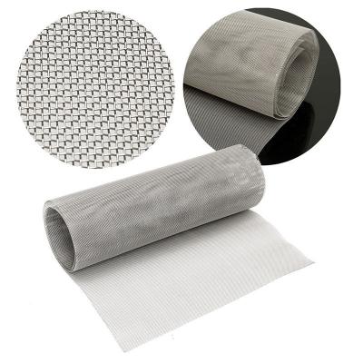 China Customizable Silver Hole Filter Mesh Woven from Stainless Steel Wire for Acid and Alkali Resistance in Plain Weave Style for sale