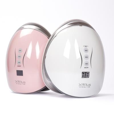 China Wireless & rechargeable for salon home use portable cordless fast curing fast drying new build 48W in rechargeable battery nail polish gel machine Table nail led uv lamp for sale