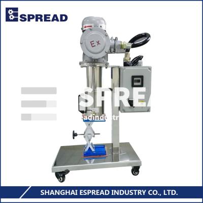 China â ‰ ¤ 5000cps Stepless Professional Manual Lab Series 0.6-1L Supplier ESPREAD ESBM-0.75 Basket Lifting Mill for sale