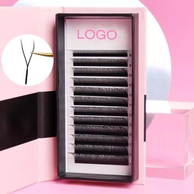 China Hot Selling Natural Y Eyelash Extension Supplier Y Lashes OEM Y Lashes Custom Yy Lashes for sale